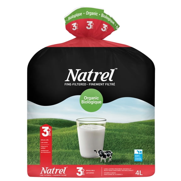 Natrel Organic Fine Filtered 3.8% Milk 4L