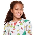 thumbnail image 4 of The Grinch Kids' Gender Inclusive Two Piece Holiday Pajama Set, 4 of 5