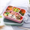 thumbnail image 3 of Yhmxh Lunch Box for Kids Kitchen Gadgets Lunch Box Reusable 4-Compartment Plastic Divided Storage Container Boxes Lunch Containers Bentgo Lunch Box for Home School Office Picnic, 3 of 4