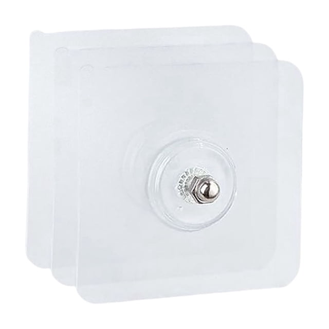 Heavy Duty Reusable Screw Sticker Wall Hooks No Drill Solution For Secure Hanging In Home Kitchen Bathroom