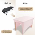 thumbnail image 4 of HLONK Drap de Table de Massage en Microfibre Doux Housse de Lit Facial Rose, 4 of 11