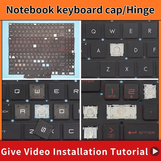 Replacement Keycap Key cap Hinge For MSI GS76 GF76 GF66 GL66 Stealth 11ue 11ug 11uh MS-17M1-17L1-1581-1582-17K3 Keyboard 2 Keycap