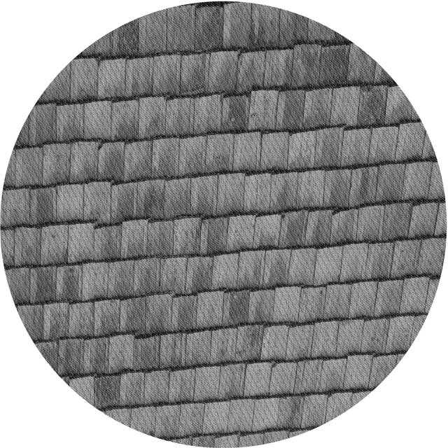 Ahgly Company Tapis d'Intérieur Lavables en Machine, Ronds, Transitionnels, Gris, 5' Ronds