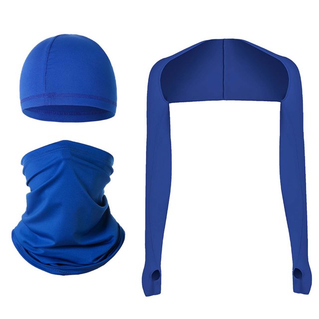 Blouses à Manches Longues pour Femmes, Ensemble de Couvre-Manches de Golf avec Masque de Cyclisme, Protection des Bras Multifonctionnelle pour l'Extérieur
