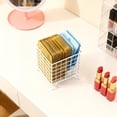 thumbnail image 4 of Iron Coffee Storage Basket Black & White | Fruit Snack Candy Organizer 6.3x5.1in | Waterproof Rust Proof Mesh | Desktop Table Decorative Bin | Durable Openwork Design | Easy Clean | Expanded Capacity, 4 of 6