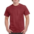 thumbnail image 1 of Gildan Mens Heavy Cotton T-Shirt, M, Garnet, 1 of 2