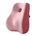 thumbnail image 2 of Esquirla High Back Support Pillow Lumbar Support Pillow for Sofa Office Chair Driving Pink, 2 of 8