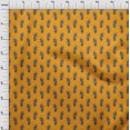thumbnail image 3 of oneOone Viscose Jersey Fabric Leaves & Floral Block Print Fabric BTY 60 Inch Wide, 3 of 5