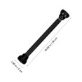thumbnail image 2 of SKISUNO Extendable Curtain Rods No Drilling Black Stainless Steel 1Pack, 2 of 8