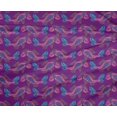 thumbnail image 4 of oneOone Polyester Lycra Fabric Fish Block Printed Craft Fabric BTY 56 Inch Wide, 4 of 4