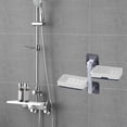 thumbnail image 4 of EGNMCR Bathroom Storage & Organization Soap 2-Layer Self-Adhesive Soap Dish Wall Mounted Rotatable Soap Box Storage For Bathroom Kitchen Soap rack, 4 of 7