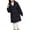 Black, variant on Quilted Jacket, Comdrip Women's Long Winter Puffer Coat Warm Thicken Fleece Lined Down Jacket Detachable Hooded Parka Womens Puffer Jacket Black 2XL