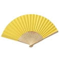 thumbnail image 2 of EGNMCR Pattern Folding Dance Wedding Party Lace Silk Folding Hand Solid Color Fan A fan, 2 of 2