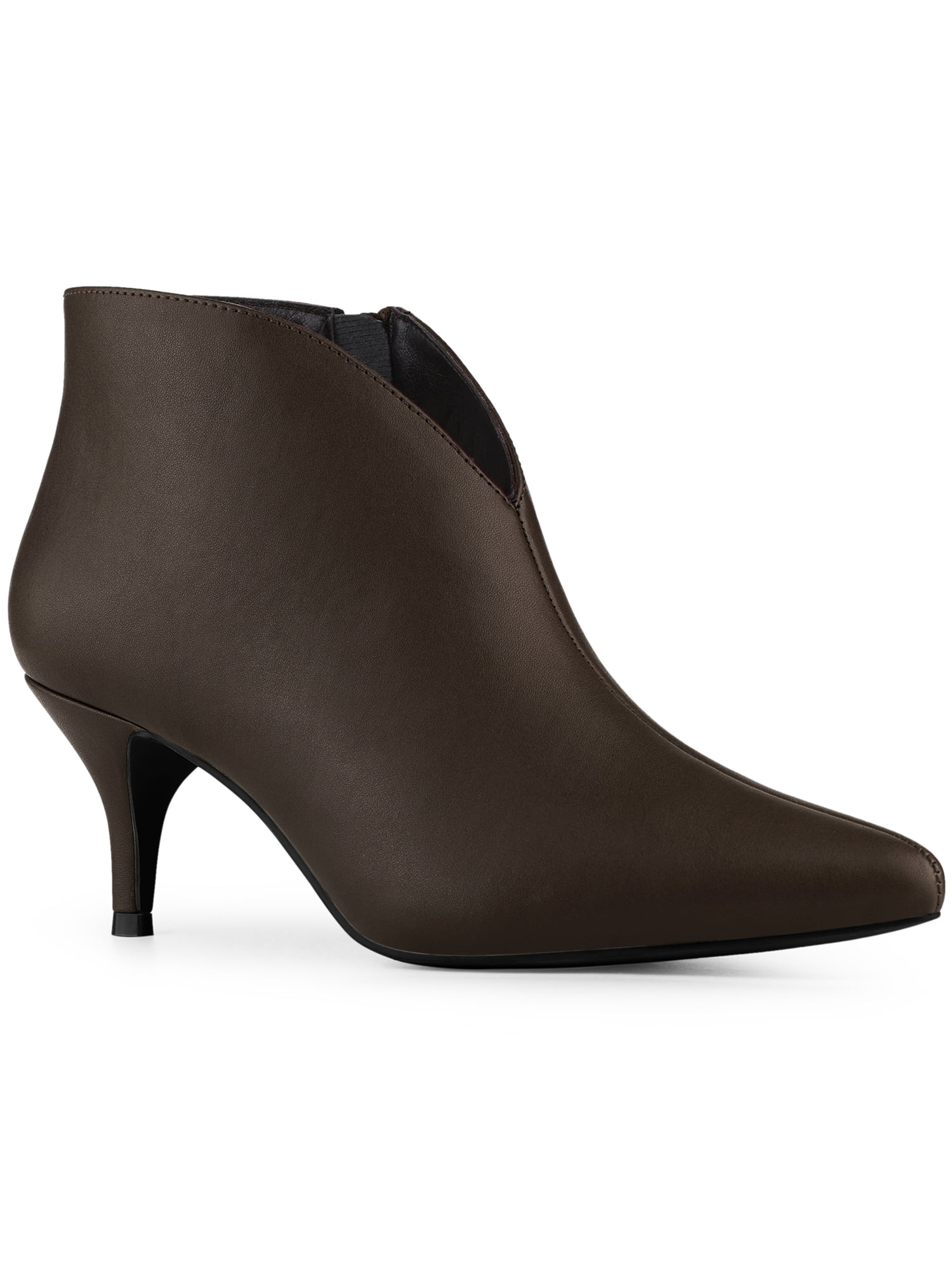 Unique Bargains Women's Cutout Stiletto Heels Ankle Booties