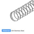 thumbnail image 4 of Unique Bargains Compression Spring, 5 Pack 304 Stainless Steel, 4mm OD, 0.3mm Wire, 15mm Length, 4 of 6