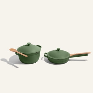Our Place Cuisinières Duo (7 pièce) Our best-sellers, le Always Pan et le Pot Sage parfait