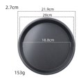 thumbnail image 1 of Ruibeauty 5-10 Inch Non-Stick Pizza Trays Steel Baking Tool Pizza Pan Oven Tool, 1 of 5