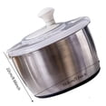 thumbnail image 3 of Meat Dehydratorkn05 Compost Dehydrator Food Mill Dryer Food Air Fryer 5L Manual Vegetable Dehydrator Stainless Steel Fruit And Vegetable Home Use Rotating Dryer Kitchen Gadget For Washing And, 3 of 4