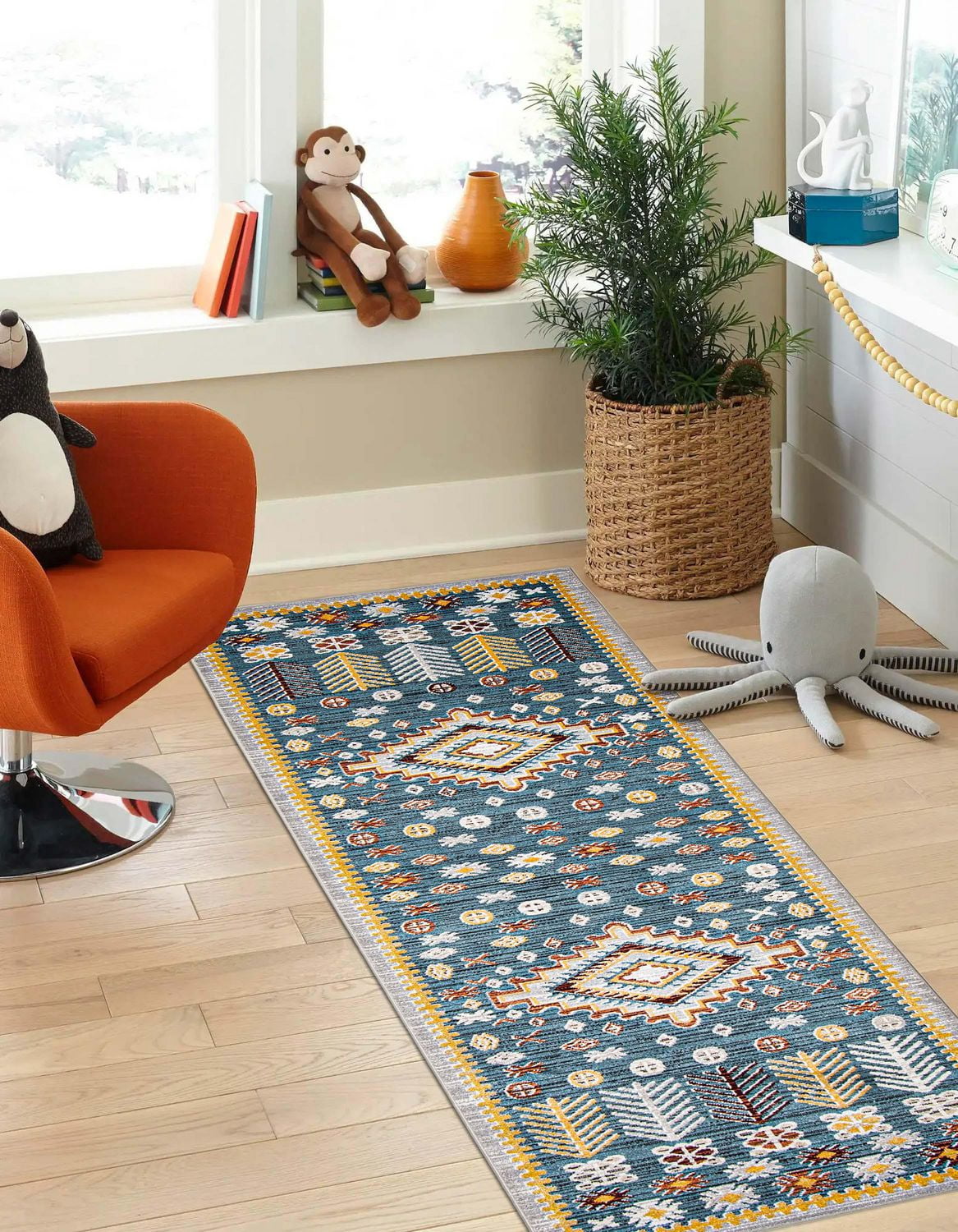 Tapis Lavable ECARPET Sud-Ouest pour Chambre, Salon, Chambre d'Enfant