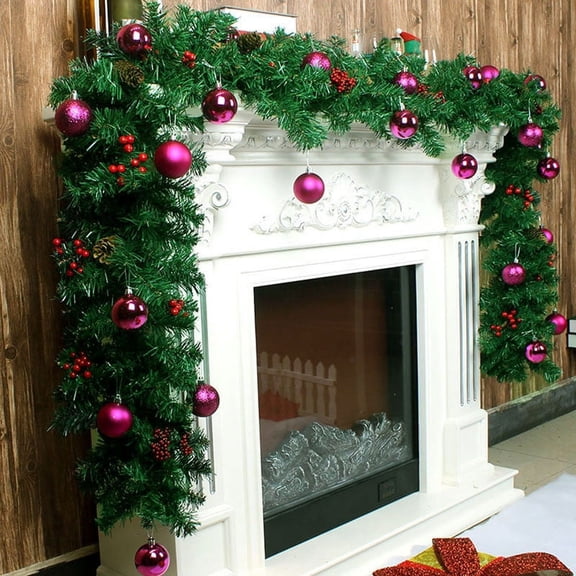 Chmadoxn Halloween Decorations, Halloween Ornaments, Halloween Gifts Christmas Wreath 8.8 Foot Artificial Christmas Vines, Indoor And Outdoor Vines, Garden Doors, Home Decor, Christmas Wreath rat tan