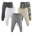 thumbnail image 1 of The Peanutshell Baby Boy Pants Set, 5 Pack, Camo & Dino, 1 of 5