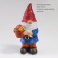 thumbnail image 4 of Gnome Figurines, Blessings Garden Gnome Colorfast 2pcs Exquisite  For Patio For Decoration, 4 of 8