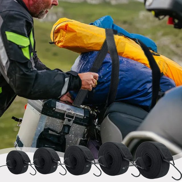 Bowayaoa Super Strong Elastic Binding Strap, Heavy Duty Truck Cargo Rope, High Tensile Tie Down Straps for Secure Transport, Durable and Wear Resistant Motorcycle Strap