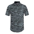 thumbnail image 1 of INSPIRE CHIC Chemise Hawaïenne de Plage pour Homme à Manches Courtes, Boutonnée à l'Avant, 1 of 6