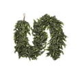 thumbnail image 2 of Leutsin Christmas Cedar Garland ,Artificial Green Cedar Garland, Faux Cedar Pine Needles Garland for Home Fireplace Indoor Outdoor Holiday Party Decoration 5.9ft, 2 of 9