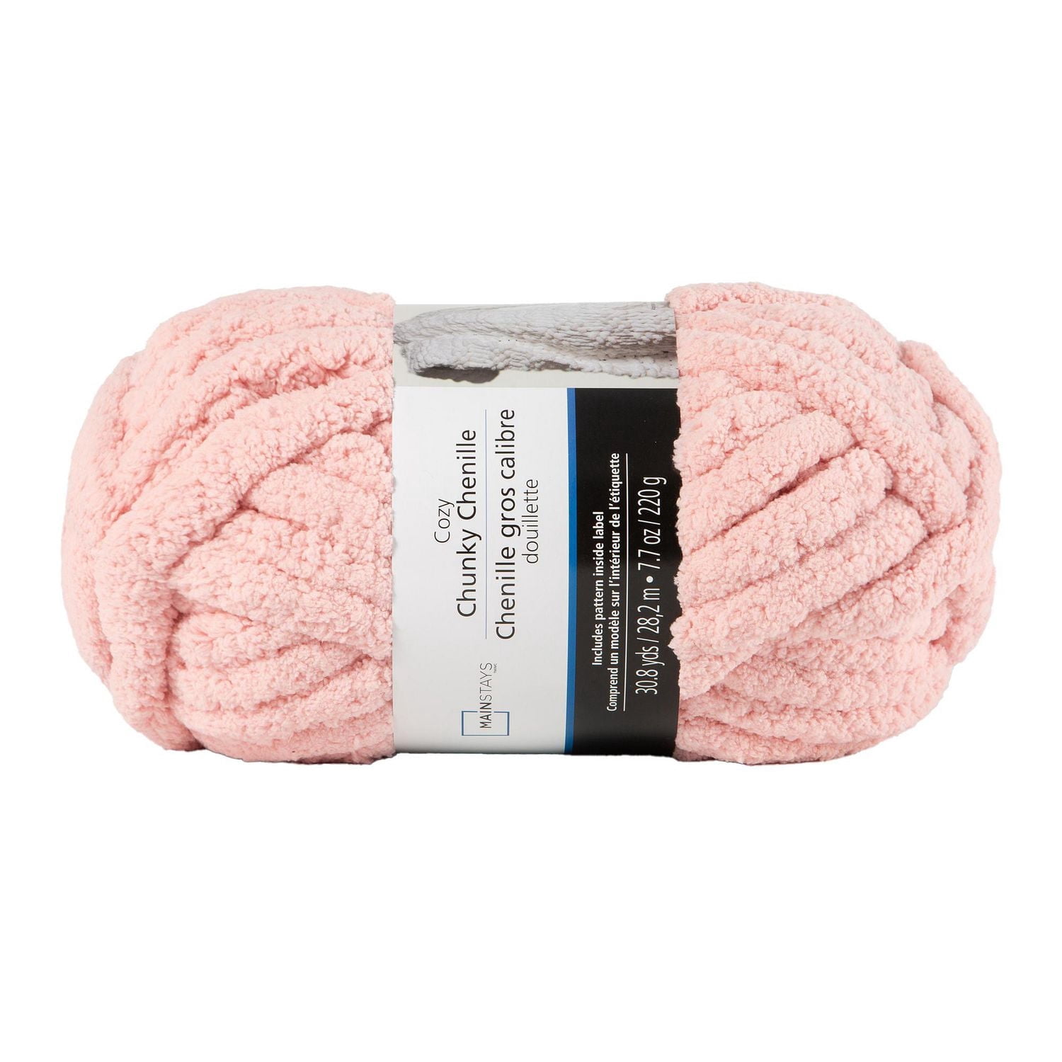 MAINSTAYS Rose Chunky Chenille Yarn