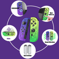 thumbnail image 2 of Manette de Jeu (G/d) pour Manette Nintendo Switch - Édition Splatoon Manette de Jeu Sans Fil, 2 of 5