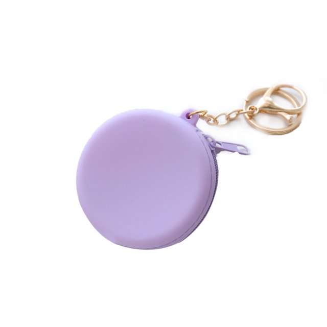 Coin Purse Coins Wallet Silicone Change Purse Women Change Wallet Coin Purse Silicone Cute Zipper Closure Gift Choice Women Change Pouch Wallet For Lipstick KeysSingle Color,