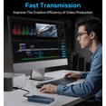 thumbnail image 2 of ACASIS Boîtier SSD NVMe M.2 40Gbps pour M1 M2 Pro/Max, Compatible avec Thunderbolt 3/4/USB4, 2 of 12