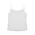 thumbnail image 4 of Rswnyirn Kids Girls Shiny Sequins Tank Top Hip Hop Modern Latin Dance Stage Performance Crop Top White 16, 4 of 7
