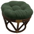 thumbnail image 2 of International Caravan Bali Rattan Papasan Cushion Stool-Sage, 2 of 3