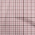 thumbnail image 1 of oneOone Velvet Dark Rose Brown Fabric Check Sewing Craft Projects Fabric Prints By Yard 58 Inch Wide, 1 of 4