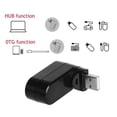 thumbnail image 3 of Dvkptbk Hub Hub 4-in-1 Rotating USB Hub Multi Functional Card Reader Splitter One To Three Port Extension USB HUB Hub Hub, 3 of 9
