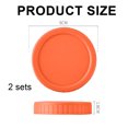 thumbnail image 4 of Mason Jar Lids - Colored Plastic Mason Jar Lids Regular Mouth, Leak Proof Canning Lids Covers with Silicone Rings for Ball, Kerr Jars, Reusable Jar Lid Tops Caps for Mason Canning Jars, 4 of 5