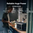 thumbnail image 2 of ALLPOWERS Portable Power Station R1500 with 140W Solar Panel, 1800W 1152Wh Solar Generator, LiFePO4 Battery Backup for Outdoor Camping, Home Backup, Emergency, RV, 2 of 13
