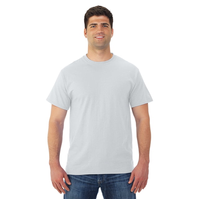 Jerzees T-Shirt à Manches Courtes pour Hommes DRI-POWER Active, 3X, Cendre