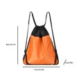 thumbnail image 3 of Meitianfacai Basketball Bag Backpack Large Capacity Fitness Swimming Bag Drawstring Football Drawstring Shoulder Sports Backpack Freed Travel Multifunctional Carrying, Orange, 3 of 6