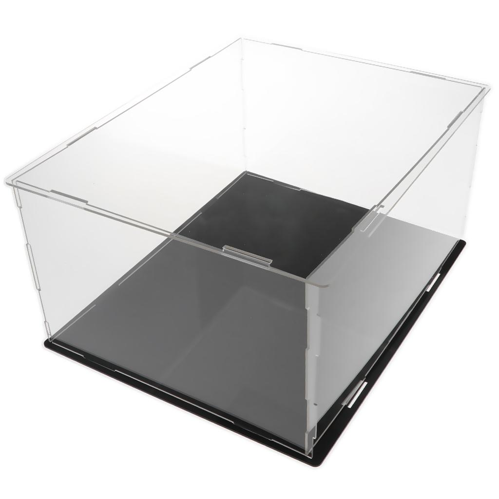 MERIGLARE Vitrines Acryliques Modèles de Collection Protection Étui Conteneur 28x22x14cm