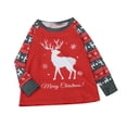 thumbnail image 2 of LSLJS Christmas Pajamas Pyjamas de Noël Assortis pour la Famille, Ensemble Assorti pour la Famille Pyjamas de Noël pour la Famille Ensemble Haut à Carreaux Rouges et Pantalon Long Ensembles de Vêtements de Nuit pour les Fêtes Ensemble de Vêtements de Nuit de Noël, 2 of 9