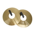 thumbnail image 4 of Ruiboury Crash Cymbals Playing Hand Cymbals Practical Traditional Heavy Alloy Cymbal 200mm Golden 200mm, 4 of 6