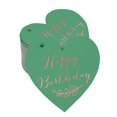 thumbnail image 1 of Inkdotpot Real Rose Gold Foil Happy Birthday Tag Favor Hang Paper Tag 100 Pieces, 1 of 1