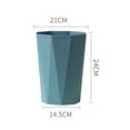 thumbnail image 3 of Sacs à Ordures Harpily en Plastique en Forme de Diamant Ordures Maison Créatif Grands Salle de Bain Cuisine Anneau Ordures Salon Ordures, 3 of 4