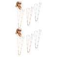 thumbnail image 3 of VONKY 3piece Adjustable Sunglasses Lanyard Retainer Strap Universal For Women And Men Universal To Match 2Set, 3 of 6