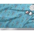 thumbnail image 2 of Soimoi Poly Georgette Fabric Pot & Artistic Flower Print Fabric by the Yard 42 Inch Wide, 2 of 3