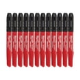 thumbnail image 1 of Milwaukee Inkzall Marqueurs à Pointe, Fins, Noirs, Lot de 12, 1 of 4