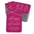 thumbnail image 1 of Inkdotpot Rose Gold Foil Paper Hang Tags Happy Diwali Favor Tags 100 Pack, 1 of 6